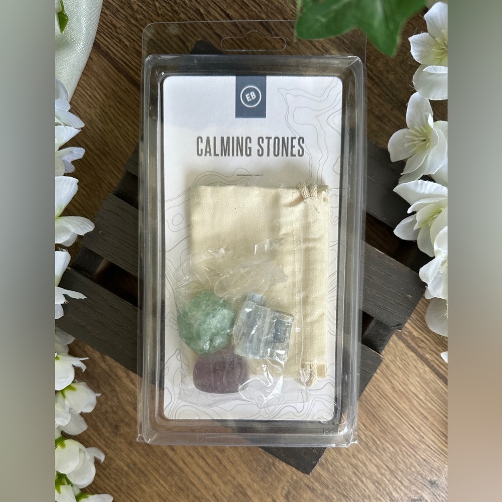 EB Earth Tone Calming Stones w/Drawstring Bag